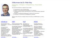 Desktop Screenshot of peter-may.de