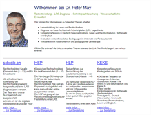 Tablet Screenshot of peter-may.de